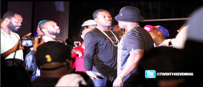 50 Cent Has A Brief Altercation With Trav (Ex G-Unit Member)
