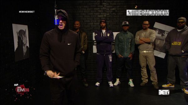 Eminem & Slaughterhouse Freestyle in the Backroom (BET)