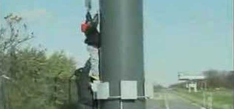 [Classic] Beetlejuice Falls Off A Billboard