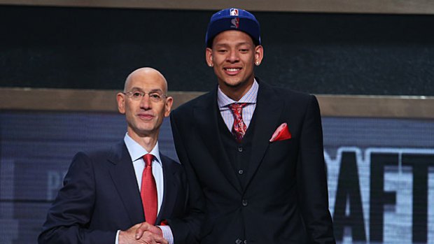 Commissioner Of The NBA Drafts Isaiah Austin