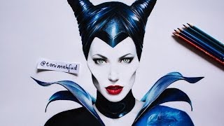 Toni Mahfud Creates Excellent Drawing of Maleficent
