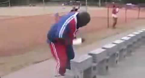 584 Cement Bricks Broken By Hand In Only 57.5 Seconds!