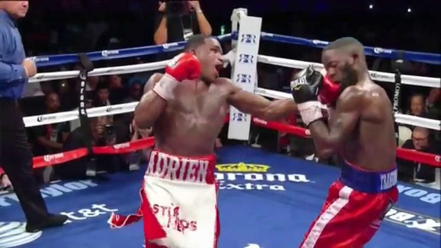 Adrien Broner Knocks Down Emanuel Taylor