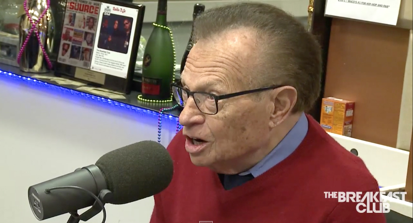 Larry King Talks Longevity At The Breakfast Club