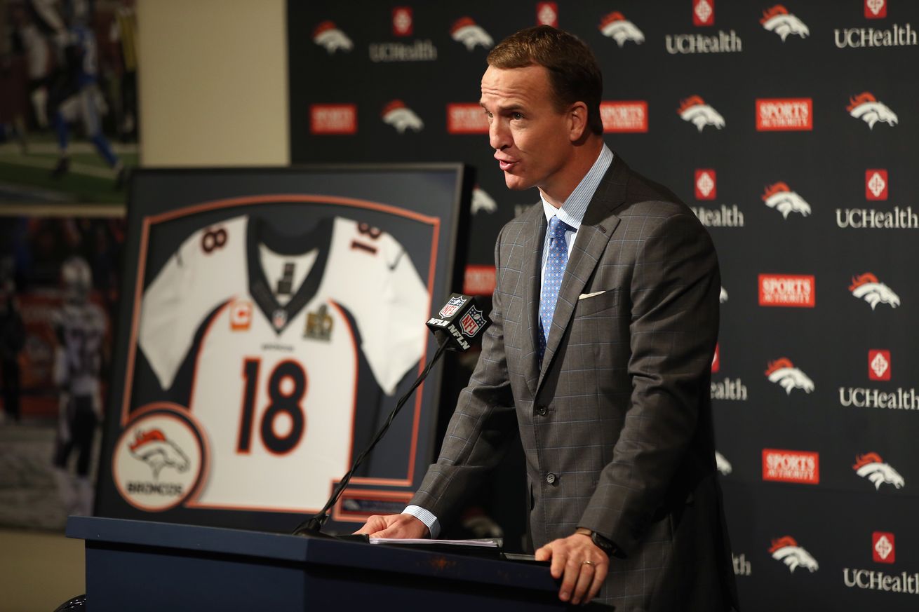 Peyton Manning’s Emotional Retirement Speech