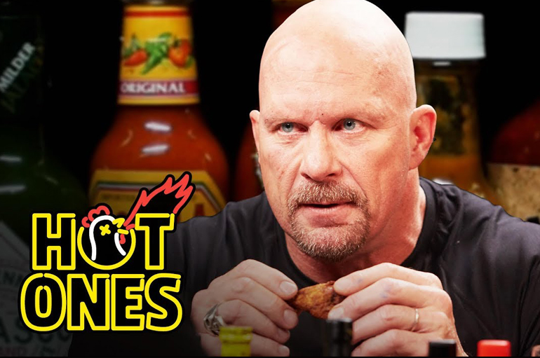 Stone Cold Steve Austin Puts the Stunner on Spicy Wings | Hot Ones