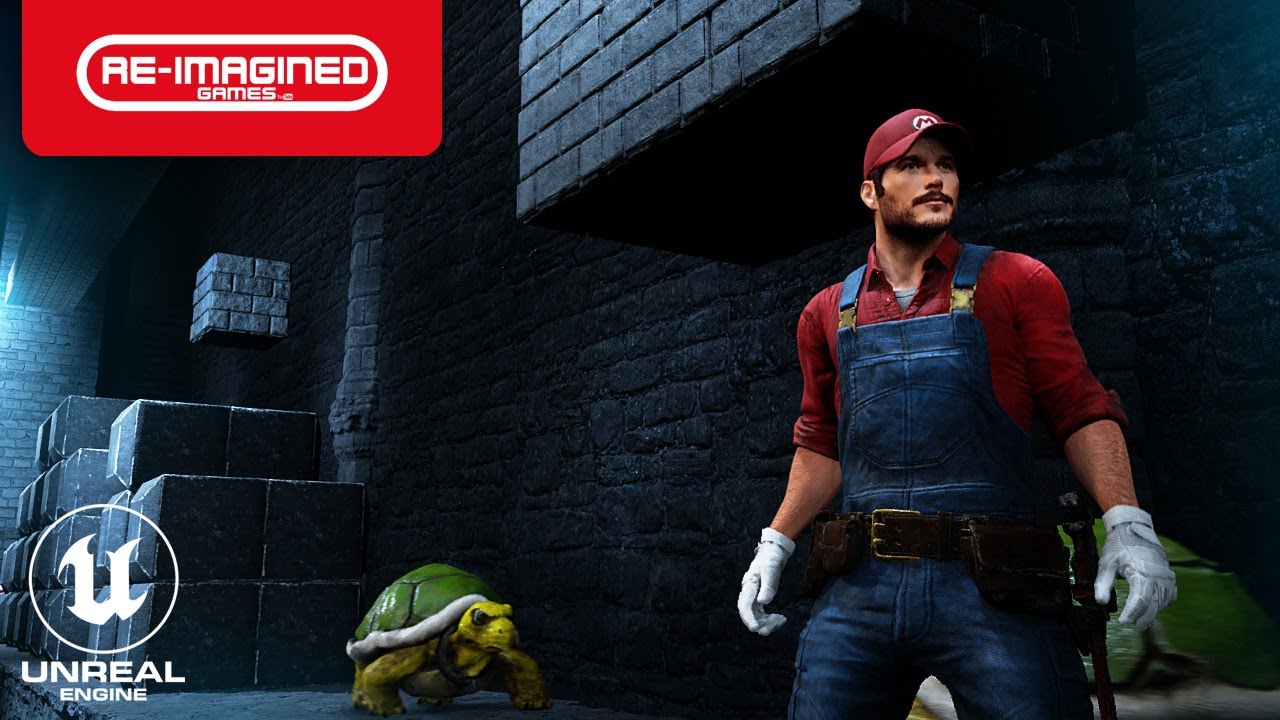 Re-Imagined Games: Chris Pratt – Super Mario Remake
